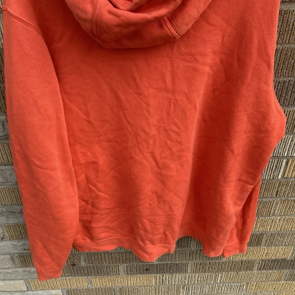 Nike Men's Large Clemson Tigers Orange Football Hoodie‎ Comfy Pocket Drawstring